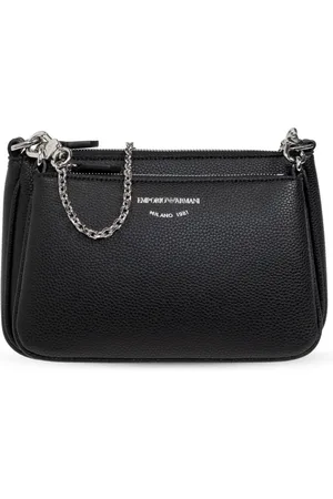 Emporio Armani Dames, Tassen, Zwart, Maat: ONE Size Leer