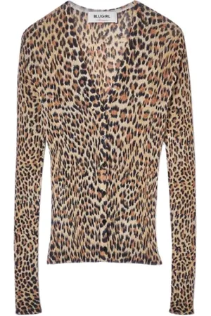 Blugirl Dames, Truien, Bruin, Maat: L