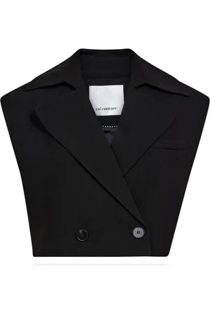 Co`Couture Dames, Jassen, Zwart, Maat: L Viscose