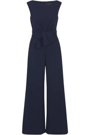Vera Mont Dames, Jumpsuits & Playsuits, Blauw, Maat: L Poliester