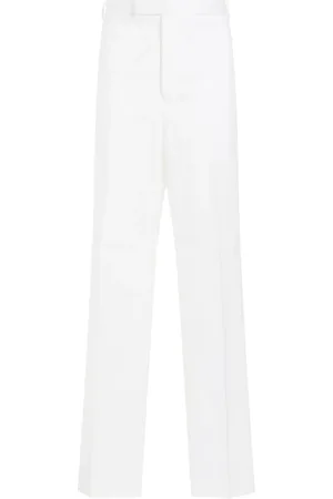 Thom Browne Heren, Broeken, Wit, Maat: 2XL Katoen