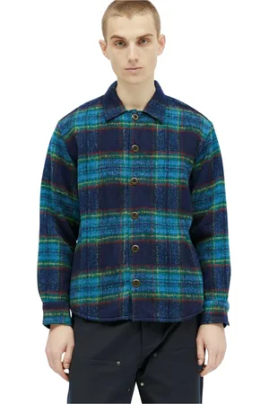 Brain Dead Heren, Overhemden, Veelkleurig, Maat: M Flanel