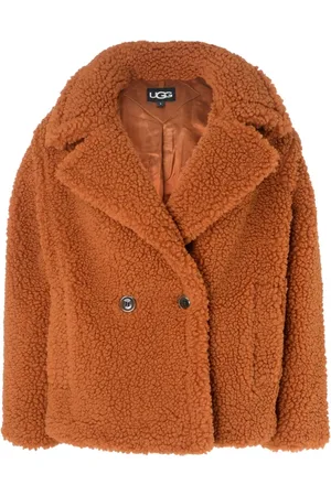 UGG Dames, Jassen, Bruin, Maat: S Fleece
