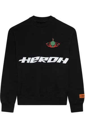 Heron Preston Heren, Sweatshirts & Hoodies, Zwart, Maat: XS Katoen