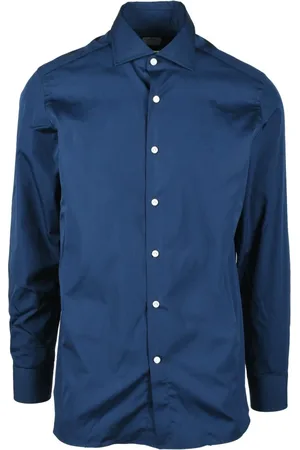 SONRISA Heren, Overhemden, Blauw, Maat: 2XL Katoen