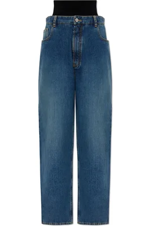 Alaïa Dames, Jeans, Blauw, Maat: M Denim