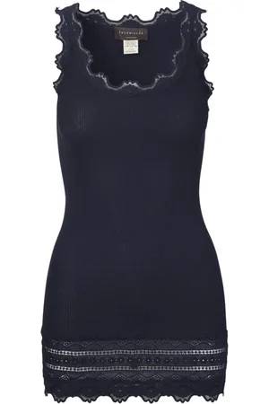 Rosemunde Dames, Tops, Blauw, Maat: L Katoen