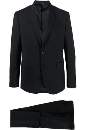 REVERES 1949 Heren, Pakken, Blauw, Maat: 2XL Wol