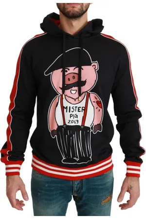 Dolce & Gabbana Heren, Sweatshirts & Hoodies, Zwart, Maat: M Katoen