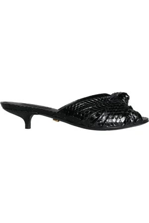 Dolce & Gabbana Dames, Schoenen, Zwart, Maat: 37 EU Leer