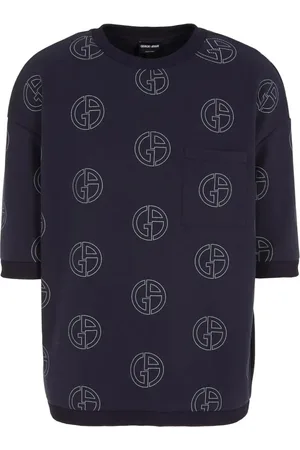 Giorgio Armani Heren, Sweatshirts & Hoodies, Blauw, Maat: L