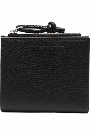 Emporio Armani Heren, Accessoires, Zwart, Maat: ONE Size Leer