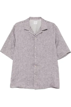 Brunello Cucinelli Heren, Overhemden, Bruin, Maat: XL