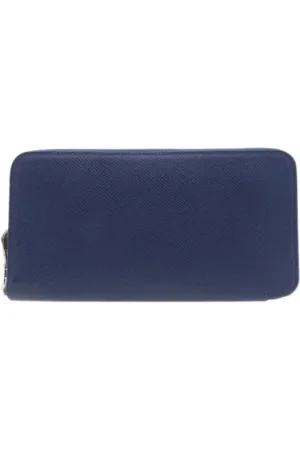 Hermès Dames, Pre-owned, Blauw, Maat: ONE Size Leer