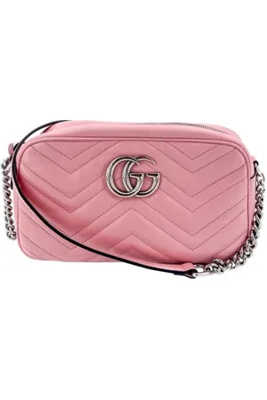 Gucci Dames, Pre-owned, Roze, Maat: ONE Size Tweed