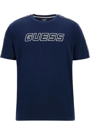 Guess Heren, Tops, Blauw, Maat: XL Katoen