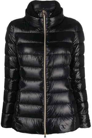 HERNO Dames, Jassen, Zwart, Maat: S Nylon