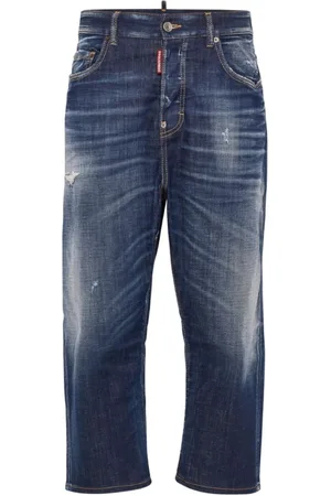 Dsquared2 Dames, Jeans, Blauw, Maat: XS Katoen