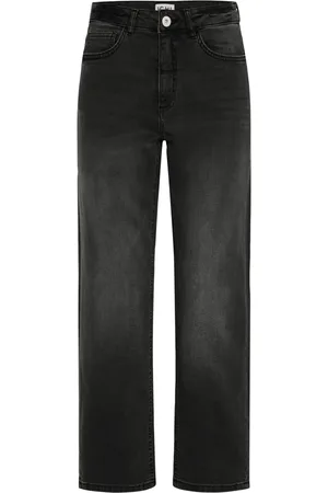 Ichi Dames, Jeans, Zwart, Maat: W25