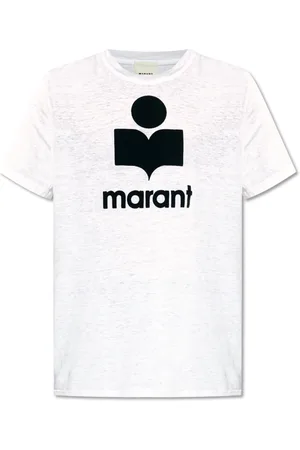 Isabel Marant Heren, Tops, Wit, Maat: S Linnen