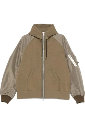 SACAI Heren, Sweatshirts & Hoodies, Groen, Maat: S