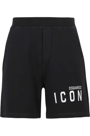 Dsquared2 Heren, Korte broeken, Zwart, Maat: L Katoen