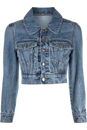 Alexander Wang Dames, Jassen, Blauw, Maat: M Denim
