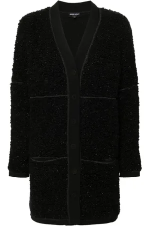 Giorgio Armani Dames, Truien, Zwart, Maat: S Wol