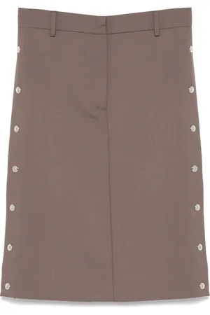 Stella McCartney Dames, Rokken, Bruin, Maat: 2XS Wol