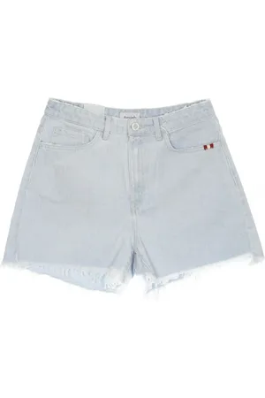 AMISH Dames, Korte broeken, Blauw, Maat: W26 Denim