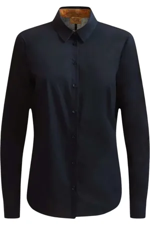 ALVIERO MARTINI 1A CLASSE Dames, Blouses & Shirts, Zwart, Maat: S Katoen