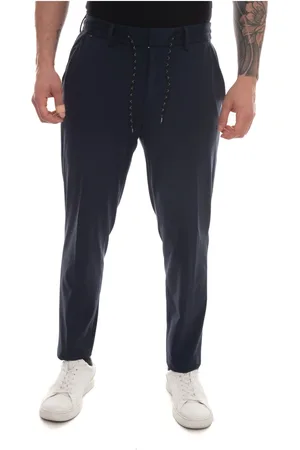 HUGO BOSS Heren, Broeken, Blauw, Maat: XL Jersey