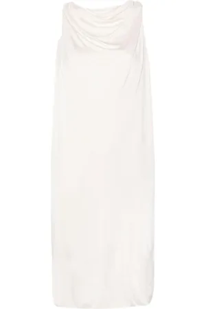 Lanvin Dames, Jurken, Wit, Maat: S Satijn