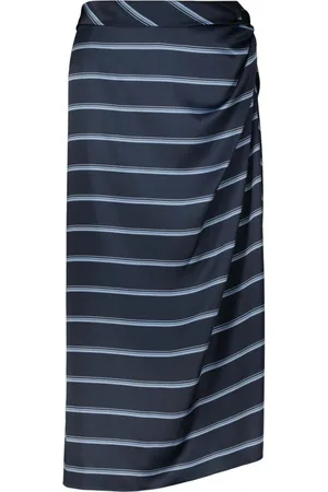 Vince Dames, Rokken, Blauw, Maat: XS Satijn