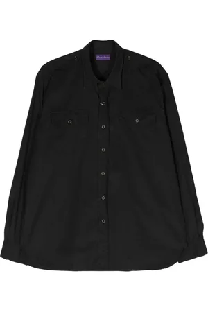 Ralph Lauren Heren, Overhemden, Zwart, Maat: 2XL Katoen