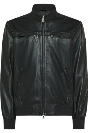 Peuterey Heren, Jassen, Zwart, Maat: XL Leer