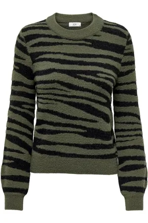 JACQUELINE DE YONG Dames, Truien, Groen, Maat: S Nylon