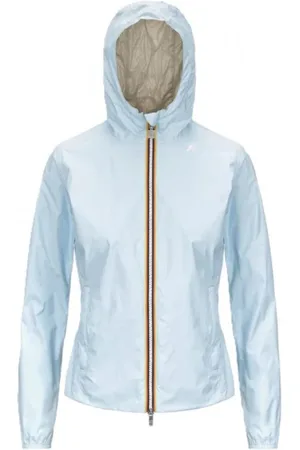 K-Way Dames, Jassen, Blauw, Maat: S Nylon