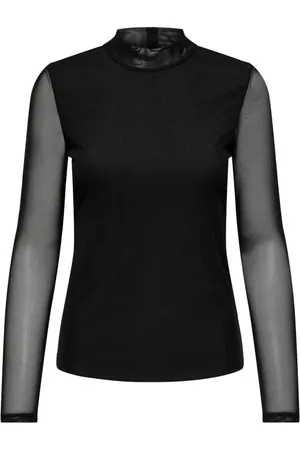 ONLY Dames, Tops, Zwart, Maat: XL Poliester