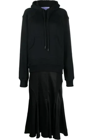 OFF-WHITE Dames, Jurken, Zwart, Maat: XS Katoen