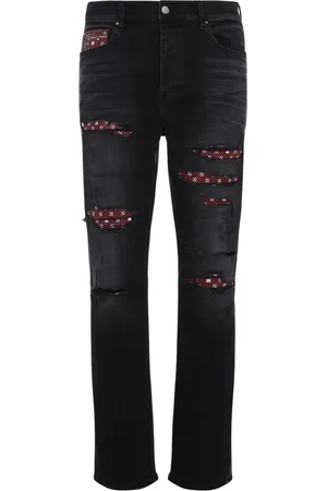 AMIRI Heren, Jeans, Zwart, Maat: W32 L32 Katoen
