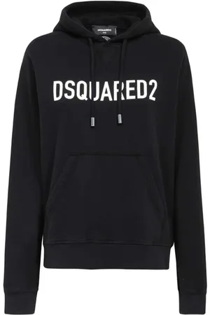 Dsquared2 Dames, Sweatshirts & Hoodies, Zwart, Maat: XS Katoen