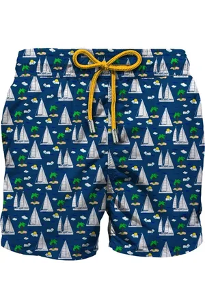 MC2 SAINT BARTH Heren, Badkleding, Blauw, Maat: S