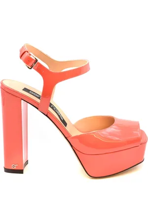 Sergio Rossi Dames, Schoenen, Rood, Maat: 36 EU Leer