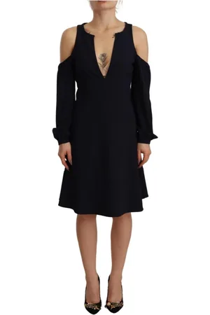 Twin-Set Dames, Jurken, Zwart, Maat: XS Poliester