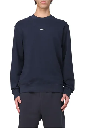 HUGO BOSS Heren, Sweatshirts & Hoodies, Blauw, Maat: 2XL Fleece