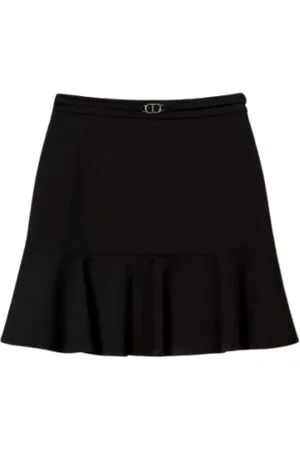 Twin-Set Dames, Rokken, Zwart, Maat: XS Viscose
