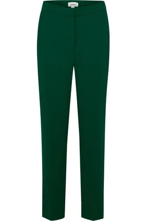 Soaked in Luxury Dames, Broeken, Groen, Maat: XS Poliester