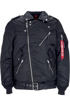 Alpha Industries Heren, Jassen, Zwart, Maat: S Nylon