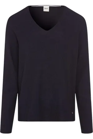 Brax Dames, Truien, Blauw, Maat: 2XL
